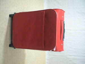 B108 　スーツケース　赤　キャリケース　旅行用　ビジネストラベルバック