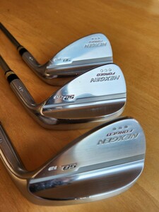 NEXGEN ネクスジェン FORGED WEDGE フォージドウェッジ 48/8 52/10 58/13(3本セット出品) modus WEDGE 115 モーダス 中古 CADERO グリップ