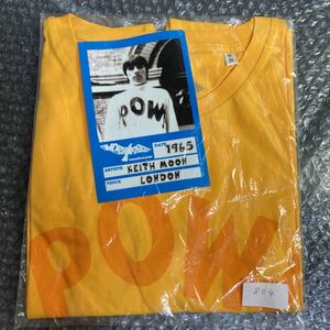 WORNFREE/ウォーンフリー 復刻 ロックTシャツ KEITH MOON/キース・ムーン 1965 LONDON Mサイズ 未開封新品
