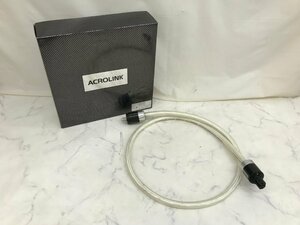 Y1389　中古品　オーディオ機器　電源ケーブル　ACROLINK　アクロリンク　6N-PC6100 1.5m ①　【元箱あり】