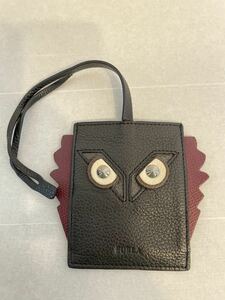 【極美品】FURLAフルラ　レザー パスケース メンズ レディース　ブラック