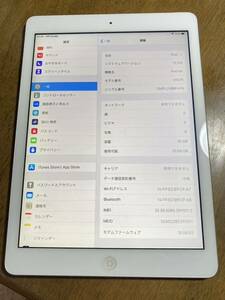 送料無料 au Apple iPad Air 第1世代 16GB シルバー 中古 本体 白ロム 訳あり品 