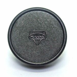 ミノルタ Minolta 旧ロゴマーク かぶせ式 レンズリアキャップ SR/MD/MC用（中古）