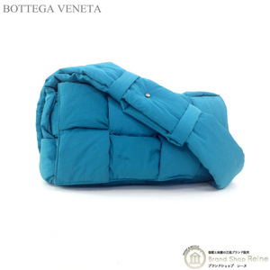 ボッテガ ヴェネタ （BOTTEGA VENETA） イントレ ナイロン パデッド ショルダー バッグ 628951 ブラスター（中古）