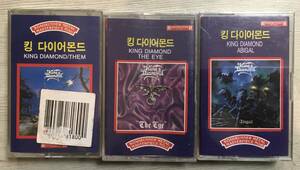 KOREA KING DIAMOND ABIGAIL THEM THE EYE カセット　韓国盤　3本セット　新品未開封