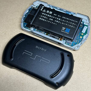 PSP GO VITA用大容量バッテリー搭載バックカバー＆バッテリーホルダー PS VITA 黒 新品未使用品