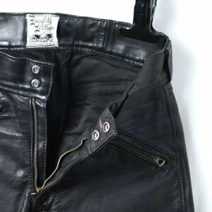 50s60s70s ビンテージ Langlitz Leather ラングリッツレザー レザーパンツ 革パン 黒