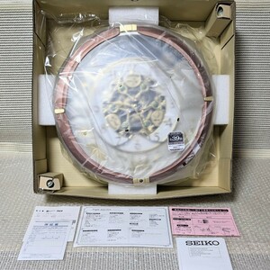 未使用保管品 SEIKO RE601B セイコー 壁掛け時計 からくり時計 RE601B からくり時計30周年記念モデル メロディ39曲 メーカー保証1年付