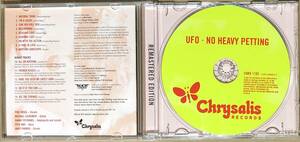 CD●UFO / NO HEAVY PETTING ボーナストラック5曲　2007 REMASTERD EDITION マイケル・シェンカー　輸入盤