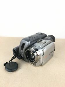 A4769○Victor ビクター MEGA PIXEL Mini DV ビデオカメラ ビデオ F=3.0～45㎜ F1.2 φ30.5 2005年製 本体のみ GR-DF590-S