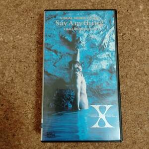 山]VHSビデオテープ X JAPAN｜VISUAL SHOCK Vol.3.5 Say Anything　X BALLAD COLLECTION