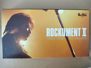 ★☆(貴重・当時もの) 甲斐よしひろ /VHS　「ROCKUMENT」 ⅡとⅣ ２本セットで (No.4756)☆★