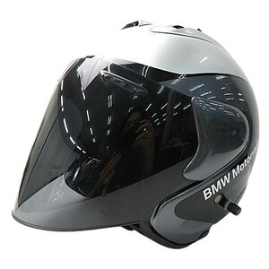 【希少】1,000円～ Arai アライ SZ-RamⅢ SZ-Ram3 BMW Motorradモデル ジェットヘルメット シルバー系 サイズXL/XXL [M4958] 