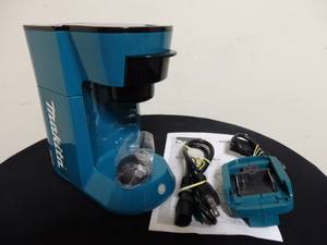 未使用 マキタ 充電式 コーヒーメーカー CM500D 100V電源線 充電器 取扱説明書あり