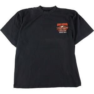 古着 ハーレーダビッドソン Harley-Davidson バックプリント モーターサイクル バイクTシャツ メンズXL /eaa322866