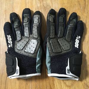 100% Gloves オフロード モトクロス バイク MXグローブ 手袋 Lサイズ ユーズド