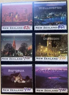 外国未使用切手　ニュージーランド　香港