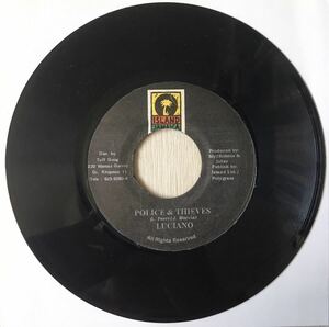 Luciano - Police & Thieves / Junior Marvin Reggae Dancehall Foundation Dub Lovers Rock / 45RPM 7インチレコード ロッカーズ /