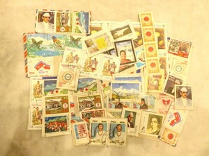 使用済み　外国　切手　５９枚　まとめて　送料６４円　 ネパールなど