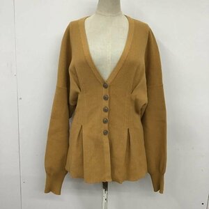 MOUSSY FREE マウジー カーディガン 長袖 010ESB70-0040 ドロップショルダー リブ Cardigan キャメル / キャメル / 10083735