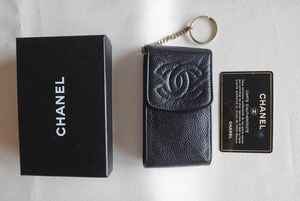 CHANEL シャネル タバコケース シガレットケース キャビアスキン レディース 中古 c-002 c16-3112