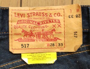 ★ Levis リーバイス 517 W28 L33 ★