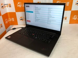 【ハード王】1円～/ノート/Lenovo ThinkPad X1 Extreme 20TKCTO1WW/Corei7-10750H/4GB/ストレージ無/11398-J21