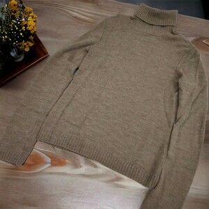 RL Ralph Lauren /ラルフローレン “Turtle Neck Sweater” タートルネック ハイネック 長袖セーター Mサイズ ブラウン I-3348