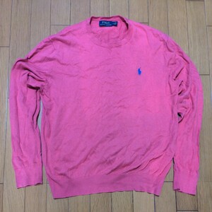 POLO　Ralph Lauren ポロ ラルフローレン　セーター　Vネック　Mサイズ