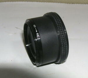 ビデオカメラ用品、１，５Ｘテレフォットコンバーションレンズ◆1,5X TELEPHOTO CONVERSION LENS FOR CAMCORDER◆