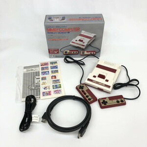 【未使用】 任天堂 ニンテンドー クラシックミニ ファミリーコンピューター CLV-S-HVCC ゲーム機　保管品　(N60419_1_e)