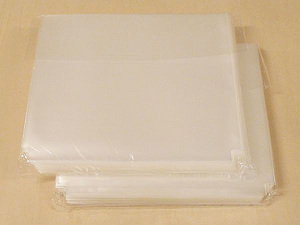 外袋 厚みのあるCDケース用 保護用PP袋 200枚セット 厚手0.08×160×136サイズ 透明 ビニール ジャケット 未使用新品 サプライ S9 