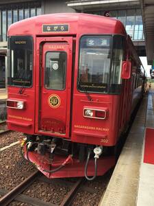長良川鉄道　観光列車「NAGARA」　正面雄姿写真