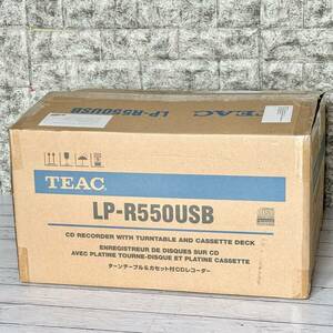 送料無料 TEAC ターンテーブル&カセット付きCDレコーダー LP-R550USB