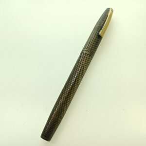 SHEAFFER シェーファー 万年筆 14K STERLING SILVER 刻印 スターリングシルバー 金 ゴールド ビジネス ラグジュアリー ペン 中古