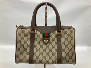 GUCCI　グッチ　GGスプリーム　 39.02.006　ボストンバッグ【CDAY6049】