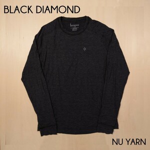 BLACK DIAMOND ベースレイヤー NU YARN ブラックダイヤモンド ソリューション150 メリノウール サイズL 2402 ロングスリーブ カットソー