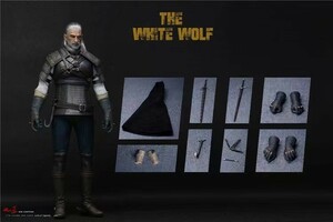 新品 Nine Craftsmen J-001 1/6スケールフィギュア 白狼 未開封 (検 ホットトイズ ウィッチャー The Witcher ゲラルト 