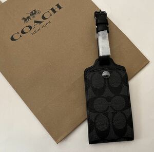 【送料無料】新品◆コーチ COACH◆C1614 シグネチャー柄 ラゲッジタグ IDホルダー ネームタグ キーホルダー 3