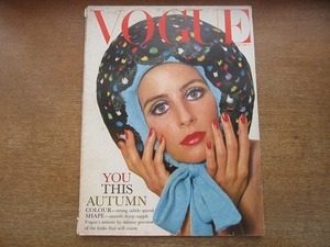2005MK●洋雑誌「VOGUE」1965.8●この秋のファッション、色、形、柄/ヴォーグガイド インド 日本 香港 オーストラリア/ほか