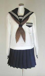 C4☆【新品】某高校制服☆冬セーラー服セットＩＫC(超大きいサイズ)