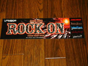 JUDAS PRIEST × ROCK ON 非売品コラボステッカー！ Rob Halford 伊藤政則 1/4