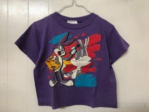 クリックポスト可 キッズ allison US 古着 アメリカ ヴィンテージ 半袖 Tシャツ 4T バッグス バニー Bugs Bunny ベビー 子供服 Y5-16