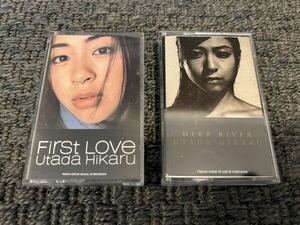 輸入盤 中古 カセットテープ 宇多田ヒカル Utada Hikaru First Love、Deep River 2本セット