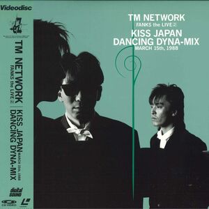 LASERDISC TM NETWORK Fanks The Live2 Kiss Japan Dancing Dyna-mix March 15th, 1988 414H181 EPIC/SONY /00600