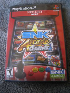 [PS2] [北米版] SNK Arcade Classics Vol.1 中古！レア！ソフト！アーケード！
