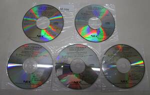 NEC バックアップCD-ROM 5枚セット 管理番号M-599