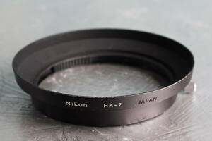 ※Nikon　HK-7　金属フード　　ニコン　　送料140円