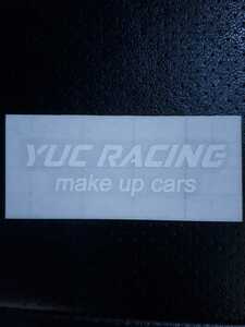 YUC RACING make up cars ヘラフラ スタンス JDM　USDM　レーシング 走り屋 旧車 カスタム シャコタン カッティングステッカー 旧車 レトロ