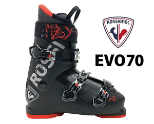 新品即納＆送料無料！2023-24 ロシニョール・メンズ用スキーブーツ「EVO70／RBL8150」28.0cm／BLACK